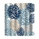 thumbnail image 2 of Cortina de ducha myvepuop de 70 x 70 pulgadas con 12 ganchos de plástico, impermeable, para baño, resistente, lavable a máquina, secado rápido, color azul oscuro, talla única, 2 of 8