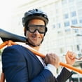 thumbnail image 3 of OULII Winter Riding Goggles Eyewear For Skiing Snowboarding Cycling Motorcycle With Black Frame Brown Lenses, 3 of 5
