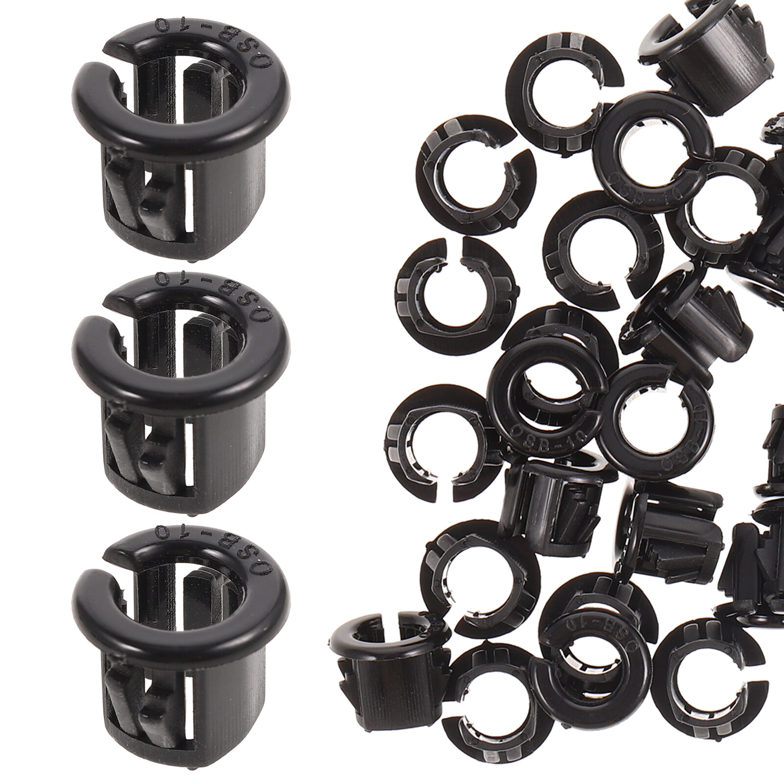 50pcs Snap Bushing Round Snap Panel Locking Hole Plug Snap In Cable