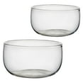 thumbnail image 3 of MasteelfCA 2pcs Glass Bowl Fruit Salad Bowl Dessert Container Glass Tableware Transparent, 3 of 8