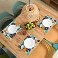 thumbnail image 4 of Cartoon Shapes Geometric Placemats Set of 6 Rectangle Table Mats Washable Heat-Resistant Place Mat for Kitchen Dining Table Decor Indoor Outdoor, 4 of 6