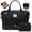 Black, variant on Travel Duffel Bag - Versatile Weekender Bag for Women, Puffer Carry On & Overnight Bag for Short Trips, Coffee Brown