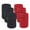 Black & Red, variant on GOGO 6Pcs Terry Cloth Wrist Wallets Thick Sweatband Set Black