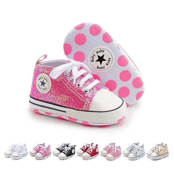 Baby Infant Classic Canvas Baby Shoes Boy/ Girl Soft Sole