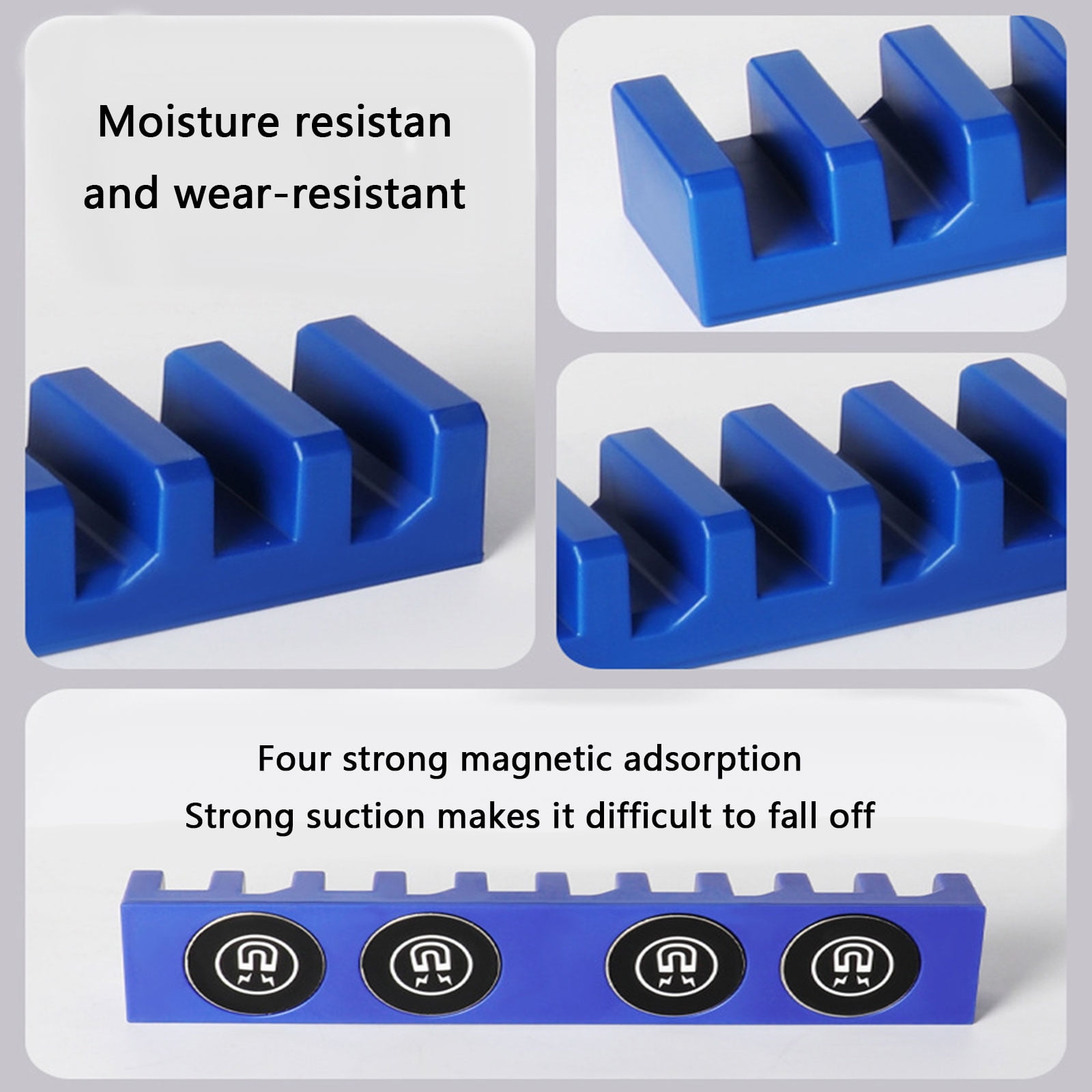 Heavy Duty Storage Rack For Garage Tools Wrench Pliers Screwdriver Wall Mounted Organizers Sturdy ABS Design