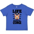 thumbnail image 3 of Inktastic Life is Better with a Corgi Boys or Girls Toddler T-Shirt, 3 of 5