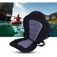 thumbnail image 2 of Detachable Kayak Seat With Back Support - Padded Canoe Seat Cushion With Storage Bag 2 of 14