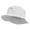 White, variant on Wild Flying Duck Embroidered Big Size Cotton Blend Twill Bucket Hat - White 2XL-3XL
