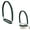 Dark green, variant on Water Bottle Handle Water Bottle Sling Carrier Holder Strap Soft Silicone for Most 8-40oz Bottles for Cup Accessories