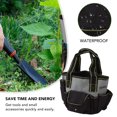 thumbnail image 3 of Bolsa de Herramientas de Cubo Bolsa de Almacenamiento de Herramientas de Cubo Portátil con Correa Ajustable y Asa Tela Oxford Multiusos Organizador de Herramientas de Jardín ANGGREK Otros, 3 of 8