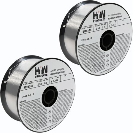 ER5356 Mig .030" Aluminum Welding Wire 1-Pound Roll (Made in North America) 2-Pack