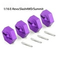 thumbnail image 5 of 4Pcs 12mm Metal Wheel Hex Hubs With Axle Pins For Traxxas 1/16 E-Revo Slash 4WD Summit VXL RC Car Vehicle, 5 of 5