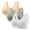 Beige, variant on Jelly Bras For Women Womens Front Bra For Elderly Skin Friendly Cotton Comfort Fashion Casual 3 Pack Beige S-5Xl