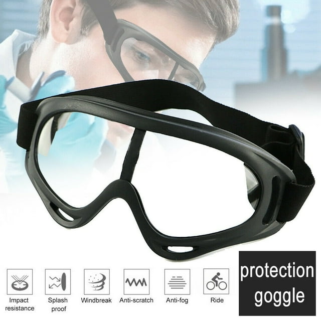 Lunettes de Sécurité Extérieures Travail de Laboratoire Protection des Yeux Anti-Rayures