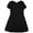 Black - deepblack, variant on bar III Womens Ribbed Fit & Flare Dress, Grey, Small