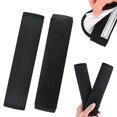thumbnail image 5 of Almohadilla de algodón negra para cinturón de seguridad de coche: suave, cómoda y universal para todos los modelos. Protección para adultos y niños., 5 of 5