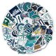 thumbnail image 2 of Pegatinas de vinilo impermeable Seattle Mariners Anime x50, 2 of 3