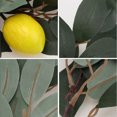 thumbnail image 2 of 2 Unids Simulated Lemon Plant Decor Artificial Green Plant Decor para el hogar (verde), 2 of 6