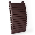 thumbnail image 5 of WestinTrends Outdoor HDPE In-Pool Patio Chaise Lounge Chair With Wheels, Dark Brown, 5 of 12