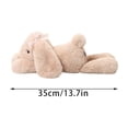 thumbnail image 3 of Lying Bunny Stuffed Animal, 13.7 Inch Soft Stuffed Easter Rabbit Plush Toy, Adorable Plushie Pillow, Birthday Christmas Easter Gifts for Kids, Girls and Boys, Comfortable Hugging Cushion, 3 of 8