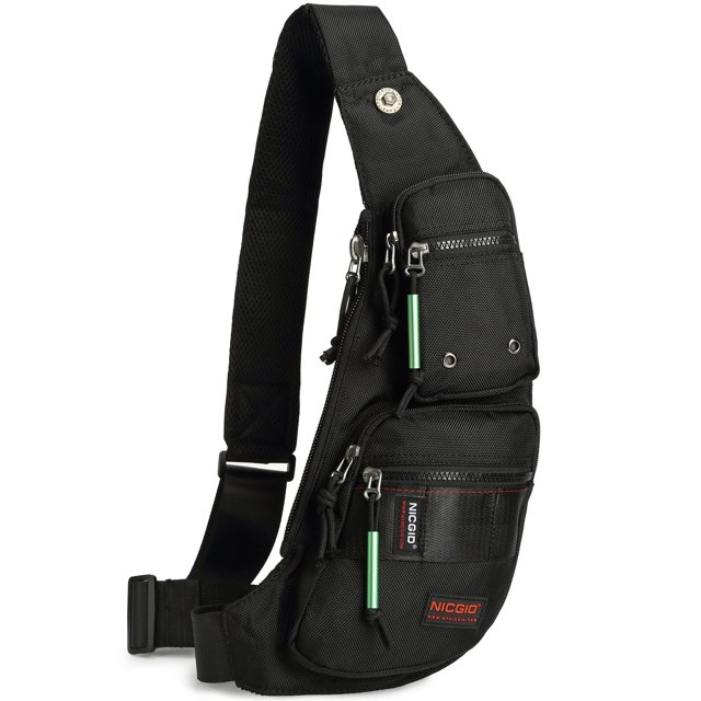 Mochila bandolera NICGID de nailon impermeable para pecho y hombro