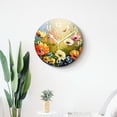 thumbnail image 4 of 10 Inch Wall Clock Battery Operated Silent Clock Decorative for Office, Kitchen, Outdoor, Living RoomSpring Wildflowers Daisy Flowers Lovely, 4 of 4