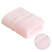AUQ Wash Gags for Body,Fluffy Breathable Cotton Surface Wash Cloths,Strong Tight Seam Finish Hand Towel,Pink,29.53*13.78*0.39in