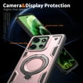 thumbnail image 5 of Dteck Magnetic for Motorola Moto G Power 5G 2025 Case with Kickstand, Shockproof TPU+PC Case Compatible with MagSafe Military Grade Ring Stand Heavy Duty Drop Rugged Cover,Rosegold, 5 of 6