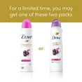 thumbnail image 4 of Dove Advanced Care Women's Antiperspirant Deodorant Dry Spray, Acai Berry & Lotus Flower, 3.8 oz, 4 of 10