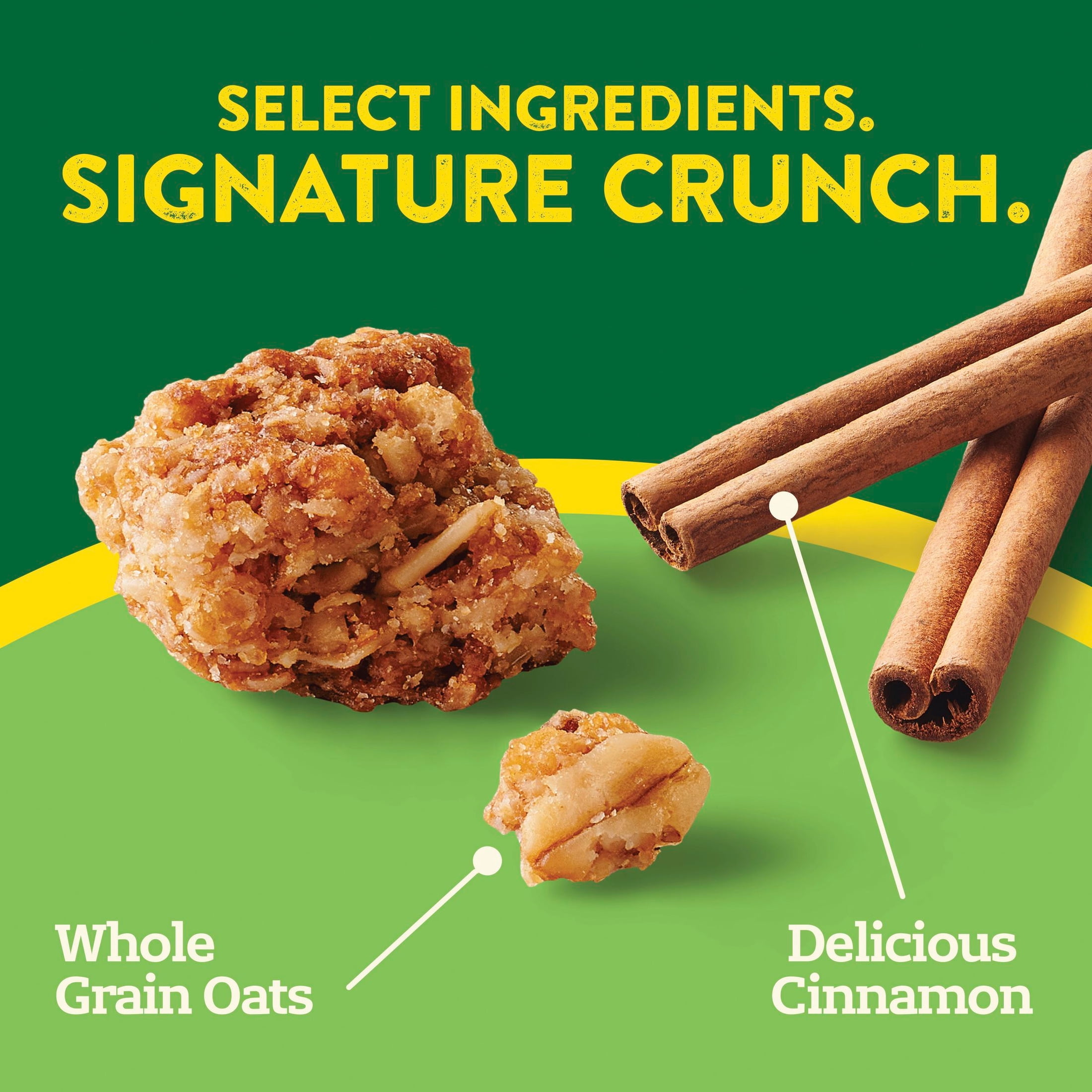 (3 pack) Nature Valley Crunchy Cinnamon Granola Pouch, 16 oz