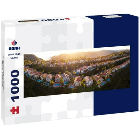 Aerial view of South Orange County's Laguna Niguel, California 1000pc Panoramic Puzzle