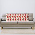 thumbnail image 5 of Zufioo Fresh Red Tomato Print 20x54 Inch Long Body Pillowcase, without Pillow Core, Pillow Case with Hidden Zipper, Ideal Gift for Home Furnishings, 5 of 7