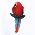 thumbnail image 4 of GROWTH TANK Figurine Réaliste de Perroquet Statue de Collection Décoration Maison Jardin Arbre Rouge, 4 of 8
