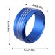 thumbnail image 4 of (Especificación de ventas, notas de pedido: un juego) Anillo de perilla de aire acondicionado adecuado para Subaru Forester WRX XV 09-16 [3 piezas plateadas], 4 of 8