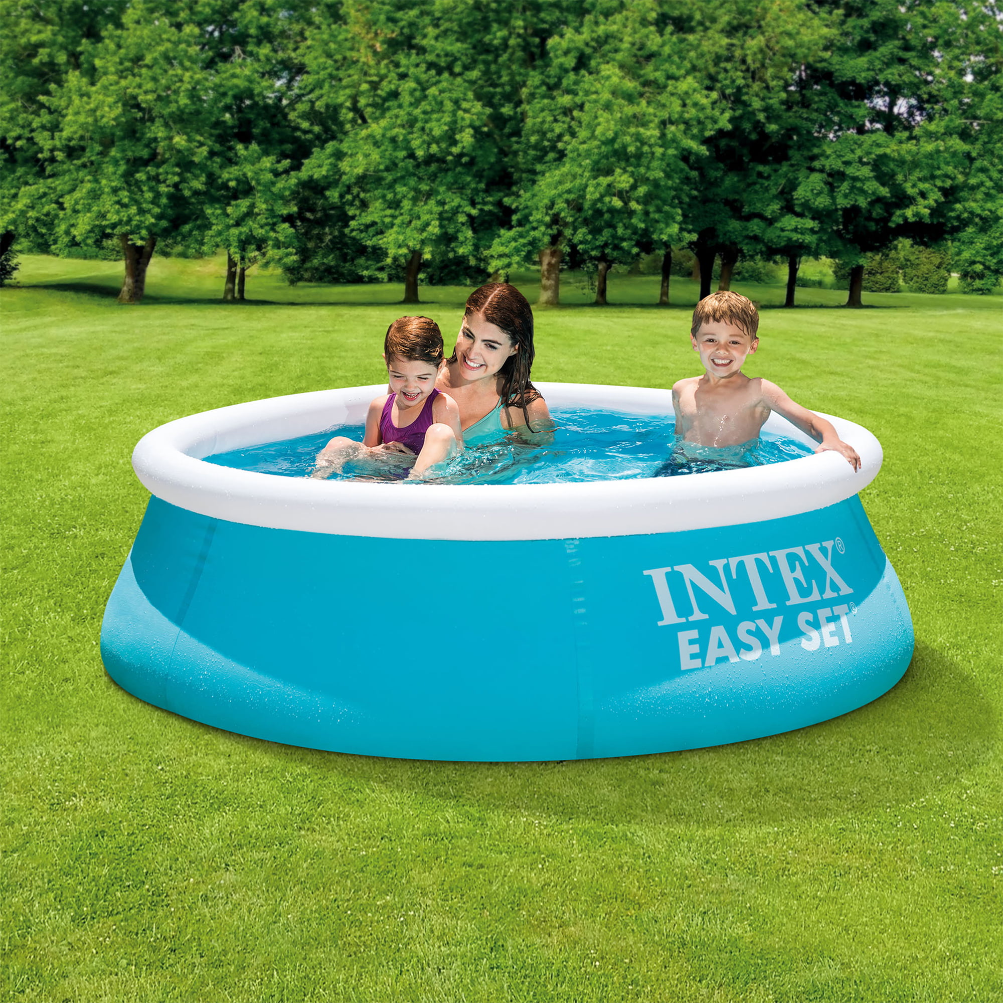 Skalk strække revolution Intex Easy Set 6' x 20" Inflatable Outdoor Pool with 330 GPH Filter Pump -  Walmart.com