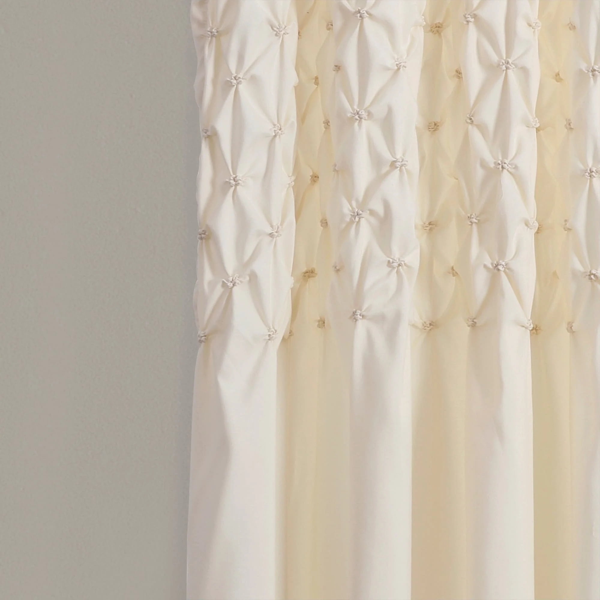 Lush Decor Bayview Window Curtain Panels White 54X63+2 Set