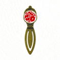 thumbnail image 1 of Casino Red Dice Illustration Pattern Bookmark Retro Office Label Page Marker, 1 of 4