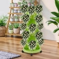 thumbnail image 5 of ChicYu Stackable 3-Petal Plastic Planter for Strawberries,Tiered Gardening Basin for Herbs, Vertical Indoor Outdoor Gardens Green, 5 of 5
