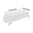 thumbnail image 3 of 137*274cm Premium Disposable Plastic Tablecloth (54, 3 of 5