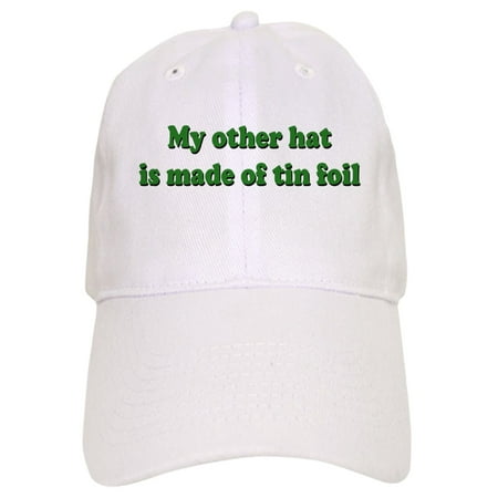- CafePress - Other Hat Made Of Tin Foil - Printed Adjustable Baseball Cap