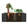 thumbnail image 3 of Tierra Verde 17"x48" Raised Garden Trough Black 1PK (8 panels), 3 of 5