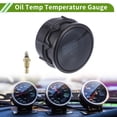 thumbnail image 2 of Unique Bargains Oil Temp Temperature Gauge Meter Kit Chrome Plating Engine Temp Gauge 2" 52mm Colorful 40Degrees Celsius-140Degrees Celsius, 2 of 6