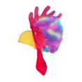 thumbnail image 5 of FVDPWYE Plush Animal Bird Headwear Chicken Costume Fancy Dress Headgear Rooster Hat Multicolor, 5 of 8