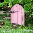 thumbnail image 2 of Gkeoshab Hangs Miniature Doors For Trees Outdoor Miniature Door For Tree Decoration Garden Accessories Home & Garden, 2 of 5