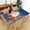 Santa Sleigh, variant on ARTSLION Waterproof Fitted Rectangle Tablecloth With Elastic Edge, Wipeable Table Cover For Rectangle Tables, Perfect For Outdoor Picnic & Camping,24x48in,Rudolph Face