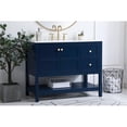 thumbnail image 2 of 42 inch Single Bathroom Vanity in Blue, 2 of 8