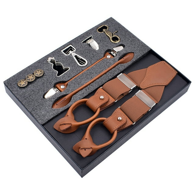 Utility Suspender Set Multifunctional Wide Y Back Suspender Trouser Suspender