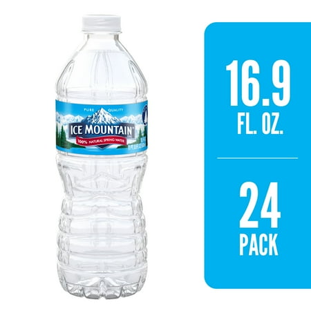 ICE MOUNTAIN Brand 100% Natural Spring Water, 16.9-ounce bottles (Pack ...