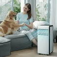 thumbnail image 4 of Havato 5000 BTU(8000 ASHRAE) Portable Air Conditioner, Covers up to 150 Sq. Ft., Integrating Dehumidification, Fan and Refrigeration, 24-Hour Timer, White, 4 of 7