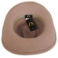 thumbnail image 4 of Colorado Ultra Wide Brim Wool Felt Fedora Hat - XXL - Pecan, 4 of 4